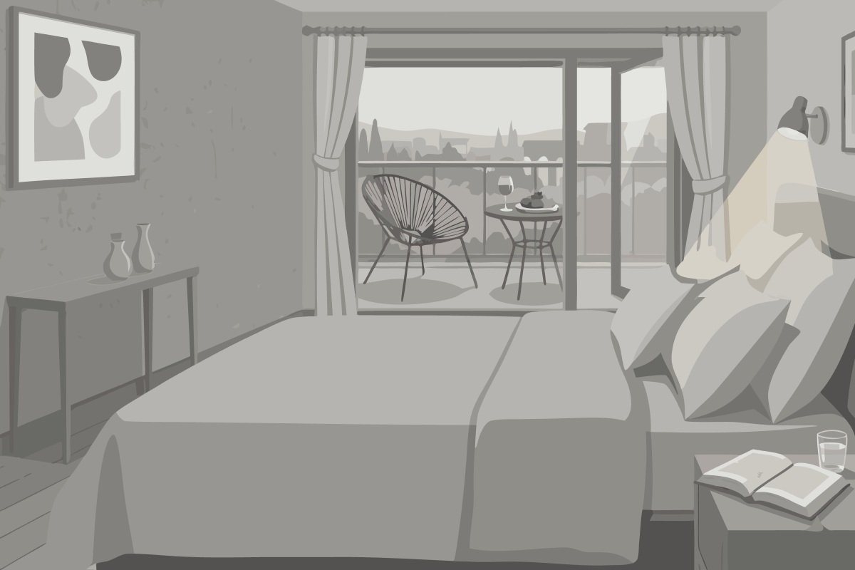 King Room with Bath Tub - Mobility/Hearing Accessible - Non-Smoking